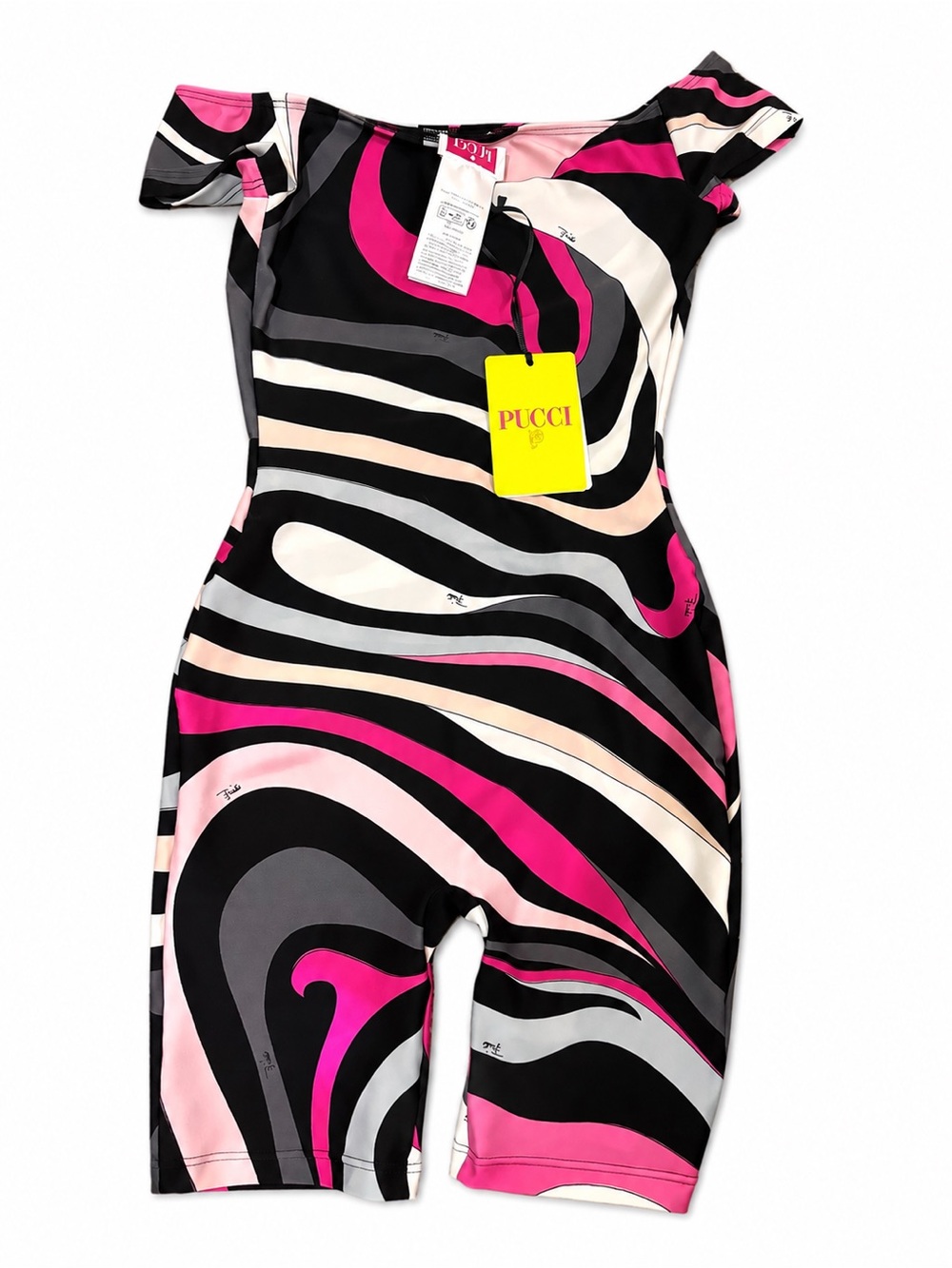 Pucci Pink and Black Romper - Picture 2 of 4